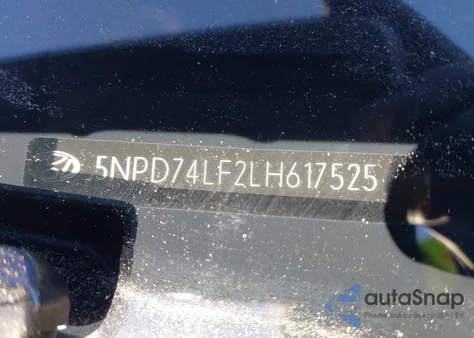 2020 Hyundai Elantra Se из США, поврежденный, VIN 5NPD74LF2LH617525